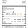 Australia Citibank bank statement Excel and PDF template