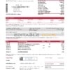 Australia Heritage bank statement easy to fill template in Excel and PDF format, 2 pages