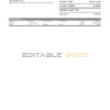 Australia Heritage bank statement easy to fill template in Excel and PDF format, 2 pages