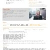 Australia ING Direct bank statement, Word and PDF template, 2 pages
