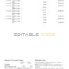 Australia NAB bank statement, Word and PDF template, 2 pages