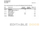 Australia Scotiabank bank statement, Excel and PDF template, 2 pages