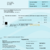 Australia Water Corporation WA utility bill .doc and .pdf template