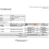 Azerbaijan Afbbank bank statement template in Excel and PDF format
