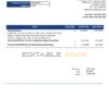 Bahrain Falcon Electrical S.P.C electricity utility bill template in Word and PDF format
