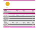 Bahrain Viva my utility bill Word and PDF template, 5 pages