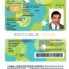Belgium Kids-ID template in PSD format