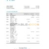 Belgium Keytrade bank statement template in Excel and PDF format