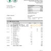 Benin African Development Bank statement template in Excel and PDF format