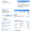 Brazil ENEL electricity utility bill template in Word and PDF format