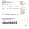 Brazil Caixa bank statement easy to fill template in Word and PDF format