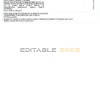 Brunei Baiduri bank card statement, Word and PDF template, 4 pages