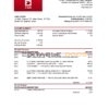 Brunei CIMB bank statement template in Excel and PDF format (autosum)