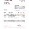 Brunei HSBC bank statement Excel and PDF template, fully editable (AutoSum)