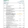 Burkina Faso Bank of Africa bank statement Excel and PDF template, fully editable (AutoSum)