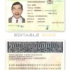 Burkina Faso ID template in PSD format, fully editable