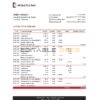 Cameroon Afriland First bank statement Excel and PDF template (AutoSum)