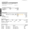 Chile Scotiabank statement template in Word and PDF format fully editable, good for address prove