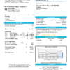 Colombia i2O Water utility bill template in Word and PDF format