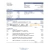Comoros Exim bank statement Excel and PDF template, fully editable