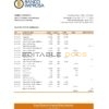 Costa Rica Banco Improsa bank statement Excel and PDF template