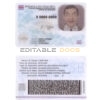 Costa Rica ID template in PSD format, fully editable