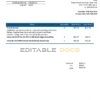 Costa Rica Costa Rican Institute of Electricity utility bill template in Word and PDF format
