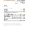 Croatia Podravska bank statement Excel and PDF template