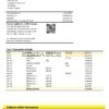 Croatia Raiffeisen Bank statement template, Word and PDF format (.doc and .pdf)