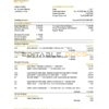 Cuba Banco Central de Cuba bank statement Excel and PDF template
