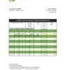Cuba Banco Metropolitano bank statement Excel and PDF template