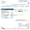 Cuba Empresa Electrica utility bill template in Word and PDF format