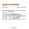 Cyprus Ancoria bank statement Excel and PDF template