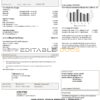 Czech Republic Nanosun s.r.o utility bill template in Word and PDF format
