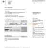 United Kingdom E.ON utility bill template in Word and PDF format, version 2