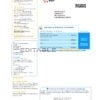 France electricity EDF utility bill template Word and PDF format, good for address prove