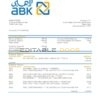 Egypt Al Ahli Bank of Kuwait bank statement easy to fill template in Word and PDF format