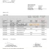 Egypt HSBC Bank proof of address bank statement template in Word and PDF format