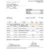 Egypt HSBC bank statement Excel and PDF template