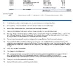 USA Empire District Electric Company utility bill template in Word and PDF format (2 pages)