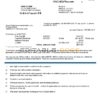USA Empire District Electric Company utility bill template in Word and PDF format (2 pages)