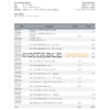 Eritrea Central bank statement Excel and PDF template