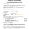 USA Michigan City of Southfield utility water and construction shut off notice, Word and PDF template, 3 pages