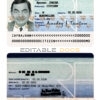 France ID template in PSD format