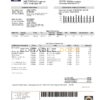 Ghana Electricity Company of Ghana utility bill template in Word and PDF format