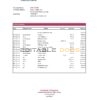 Georgia Basis Bank statement Excel and PDF template