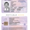 Georgia ID template in PSD format, fully editable