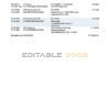 Germany 1822direkt bank statement, Word and PDF template