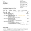 Germany Handelsbank bank statement, Word and PDF template