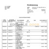 Germany Sutor bank statement, Word and PDF template, 2 pages